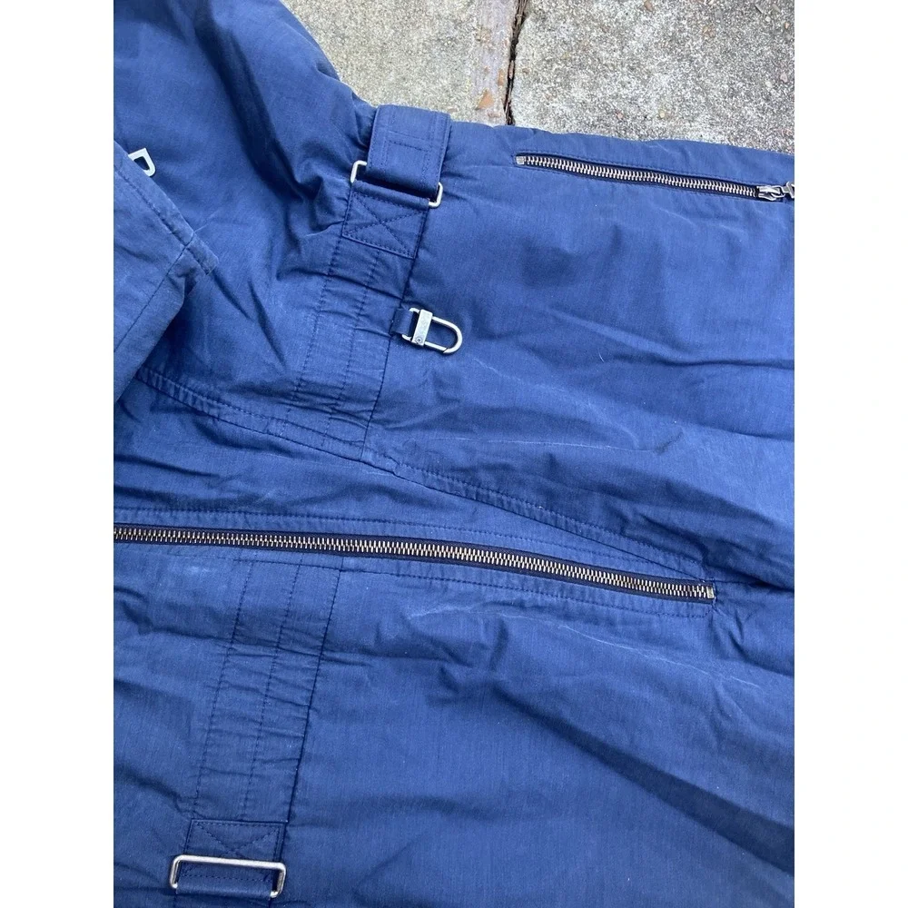 Bogner Ski Suit Men 40 Navy One Piece Snowsuit Usa Made Dog Sledding Vintage NWT